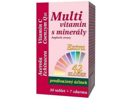 MedPharma MultiVitamín s minerály + extra C 37 tablet