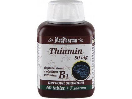 MedPharma Thiamin vitamin B1 50 mg 67 tablet