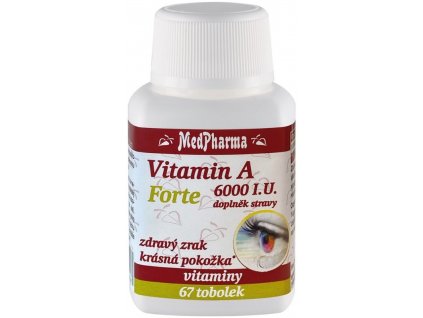 MedPharma Vitamin A 6000 I.U. Forte, 67 tobolek