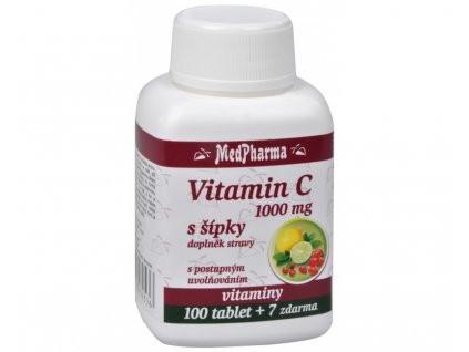 MedPharma Vitamín C 1000 mg s šípky 107 tablet
