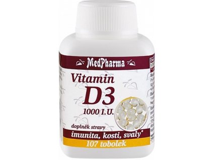 MedPharma Vitamin D3 1000 I.U. 107 tobolek