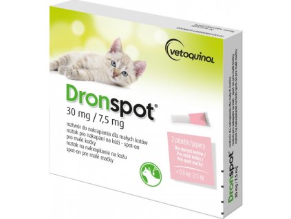 Dronspot Spot on Cat 30 7,5 mg 2 x 0,35 ml