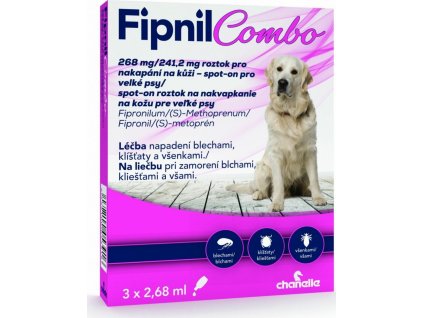 Fipnil Combo Spot on Dog L 268 241,2 mg 3 x 2,68 ml