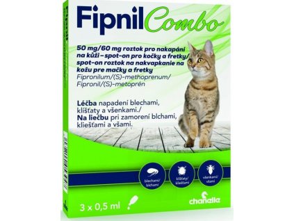 Fipnil Combo Spot on Cat 50 60mg 3 x 0,5 ml