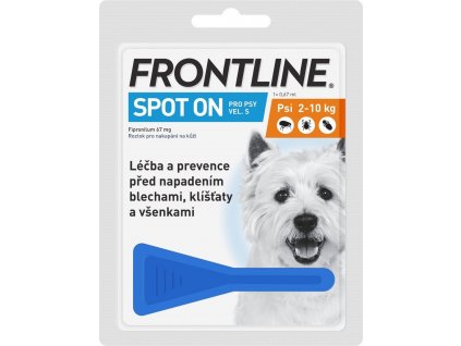 Frontline Spot On Dog S 2 10 kg 1 x 0,67 ml