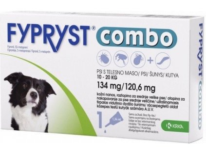 Fypryst Combo Spot on Dog M 10 20 kg 1 x 1,34 ml
