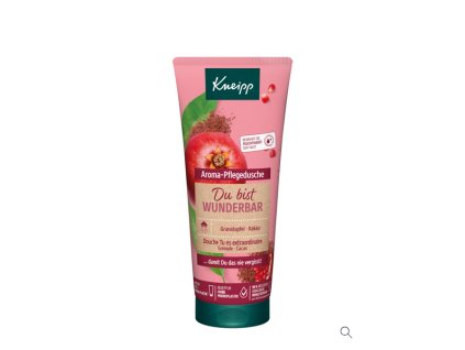 Screenshot 2024 09 11 at 15 01 37 Kneipp sprchový gel You are wonderful! s ovocnou vůní a přírodními výtažky z granátového jablka a kakaa během sprchování příjemně zvláční pokožku celého těla. HARTMANN direct