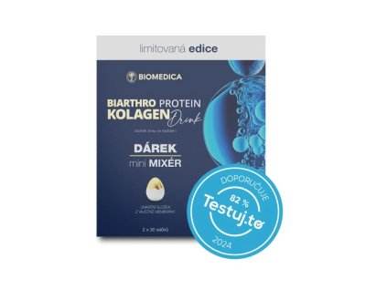 Screenshot 2024 10 08 at 14 51 37 Limitovaná edice BIARTHRO PROTEIN KOLAGEN Drink 2x 30 sáčků mini MIXÉR