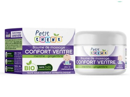 Screenshot 2024 12 10 at 11 03 28 Petit Chêne Belly Comfort masážní balzám máta zázvor BIO 40ml