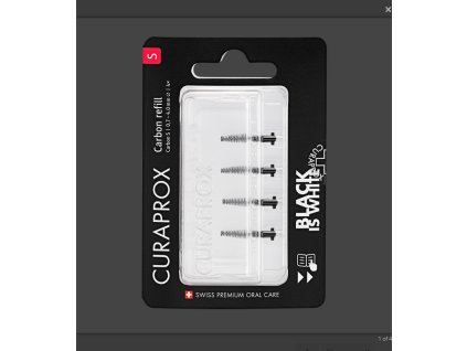 Screenshot 2025 01 10 at 11 31 20 Black is White carbon S refill 4ks Curaprox B2B portál pro profesionály
