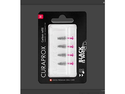 Screenshot 2025 01 10 at 11 31 52 Black is White carbon M refill 4ks Curaprox B2B portál pro profesionály