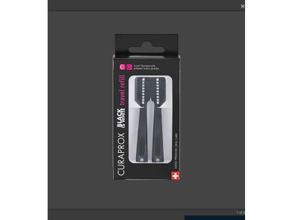 Screenshot 2026 01 16 at 10 51 24 Travel set Black is White náhradní hlavice 2ks Curaprox B2B portál pro profesionály