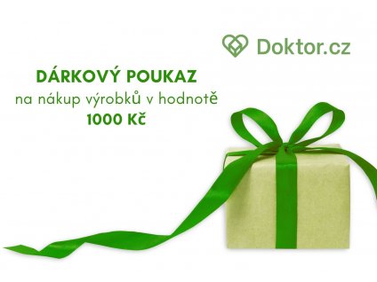 DÁRKOVÝ POUKAZ na nákup výrobků v hodnotě 500 Kč na eshopu eshop.doktor.cz DARK1xxxx (2)