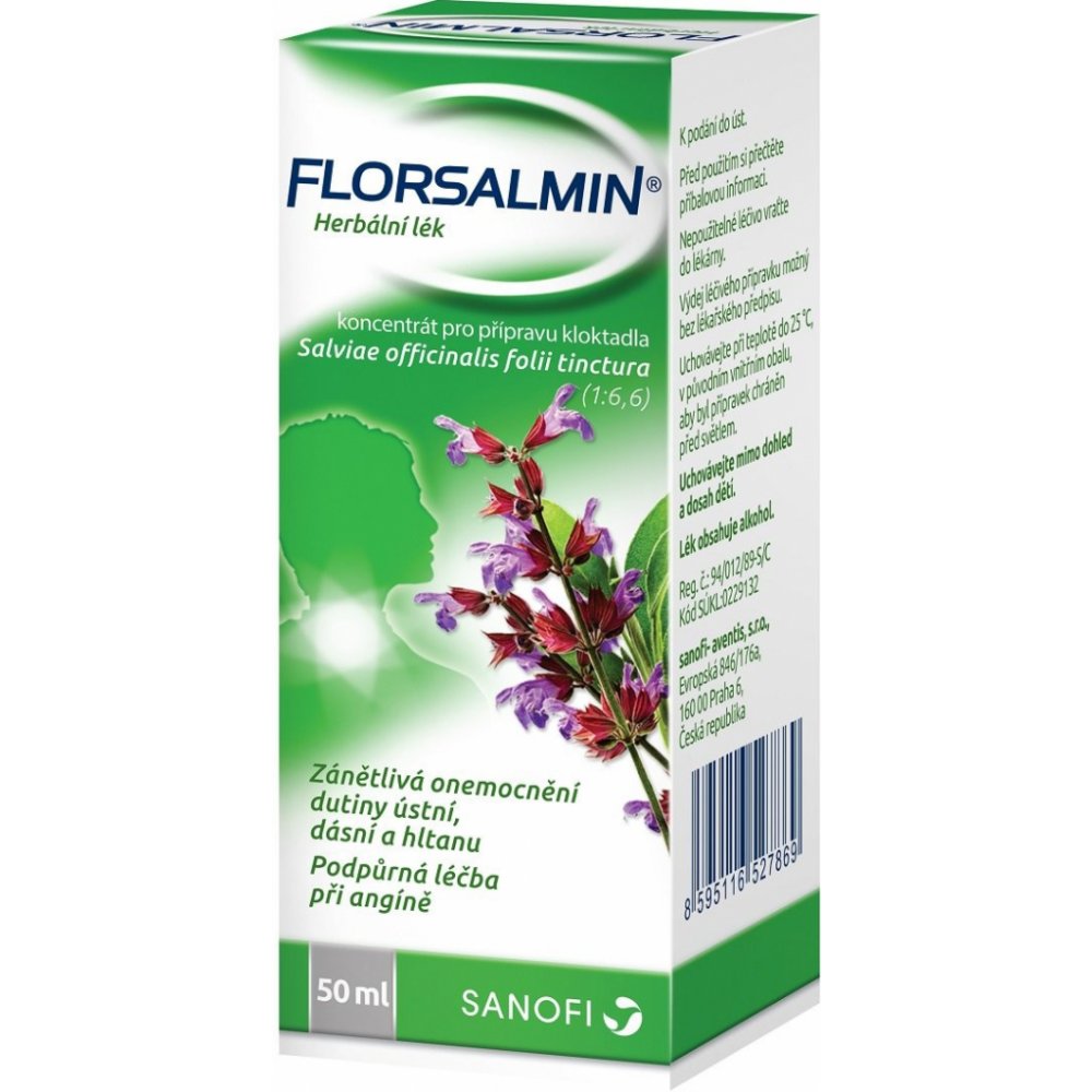 Florsalmin 1 x 50 ml pro přípravu kloktadla