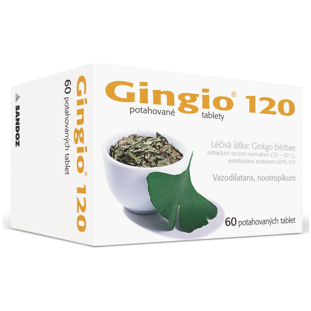 Gingio 120 por.tbl.flm. 60 x 120 mg