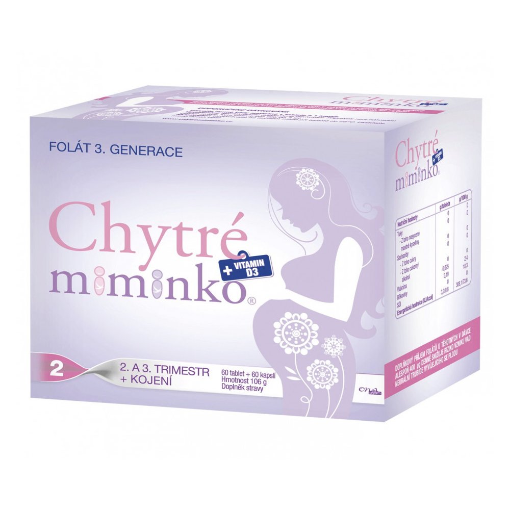 Chytré miminko DHA 60 tablet + 60 kapslí