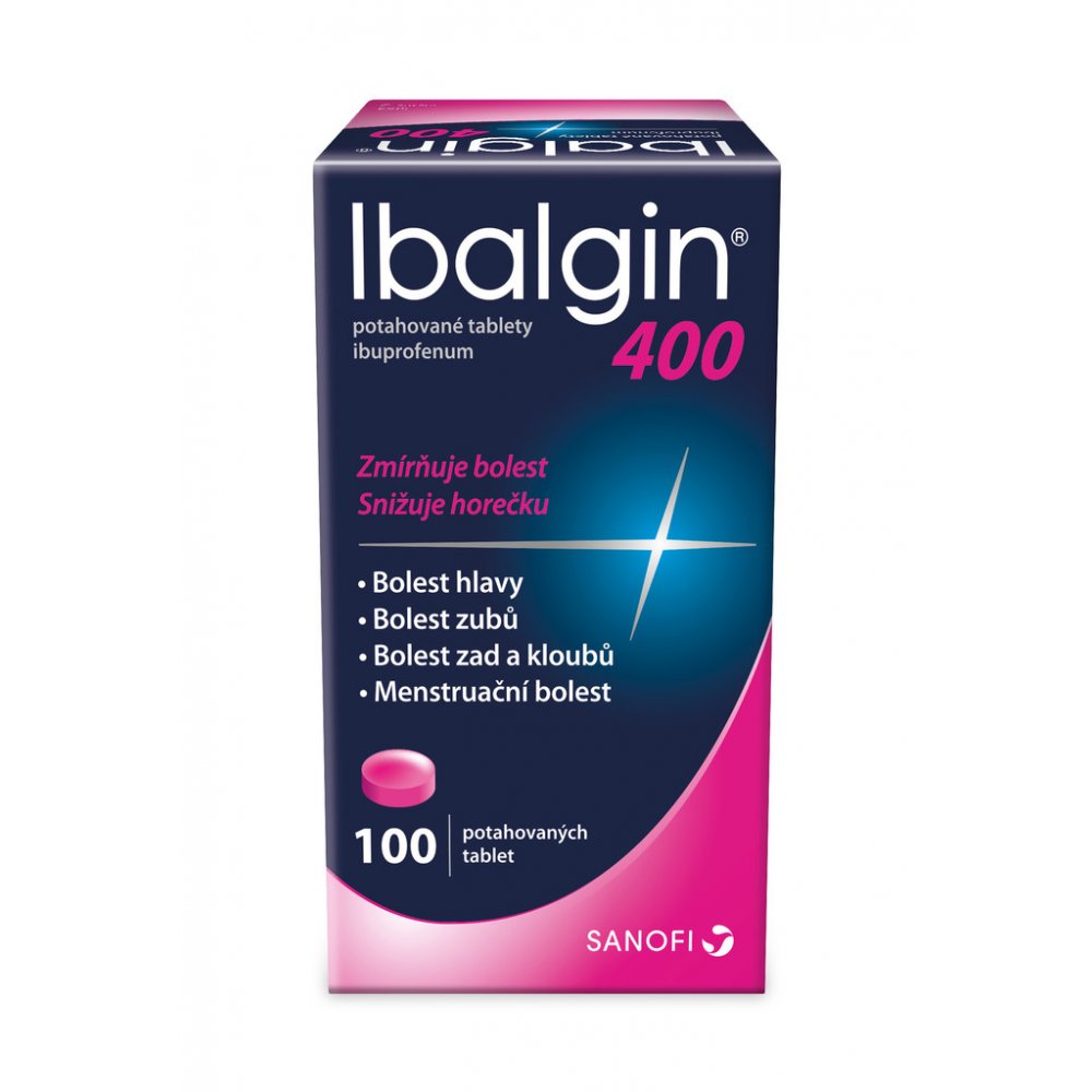 Ibalgin 400 tbl.obd. 100 x 400 mg