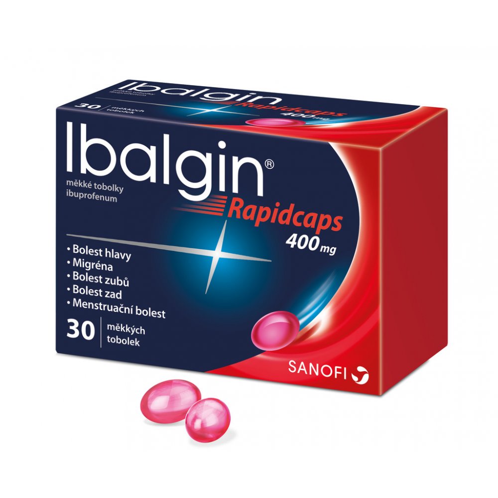 Ibalgin Rapidcaps měkké tobolky 400 mg.cps.mol.30