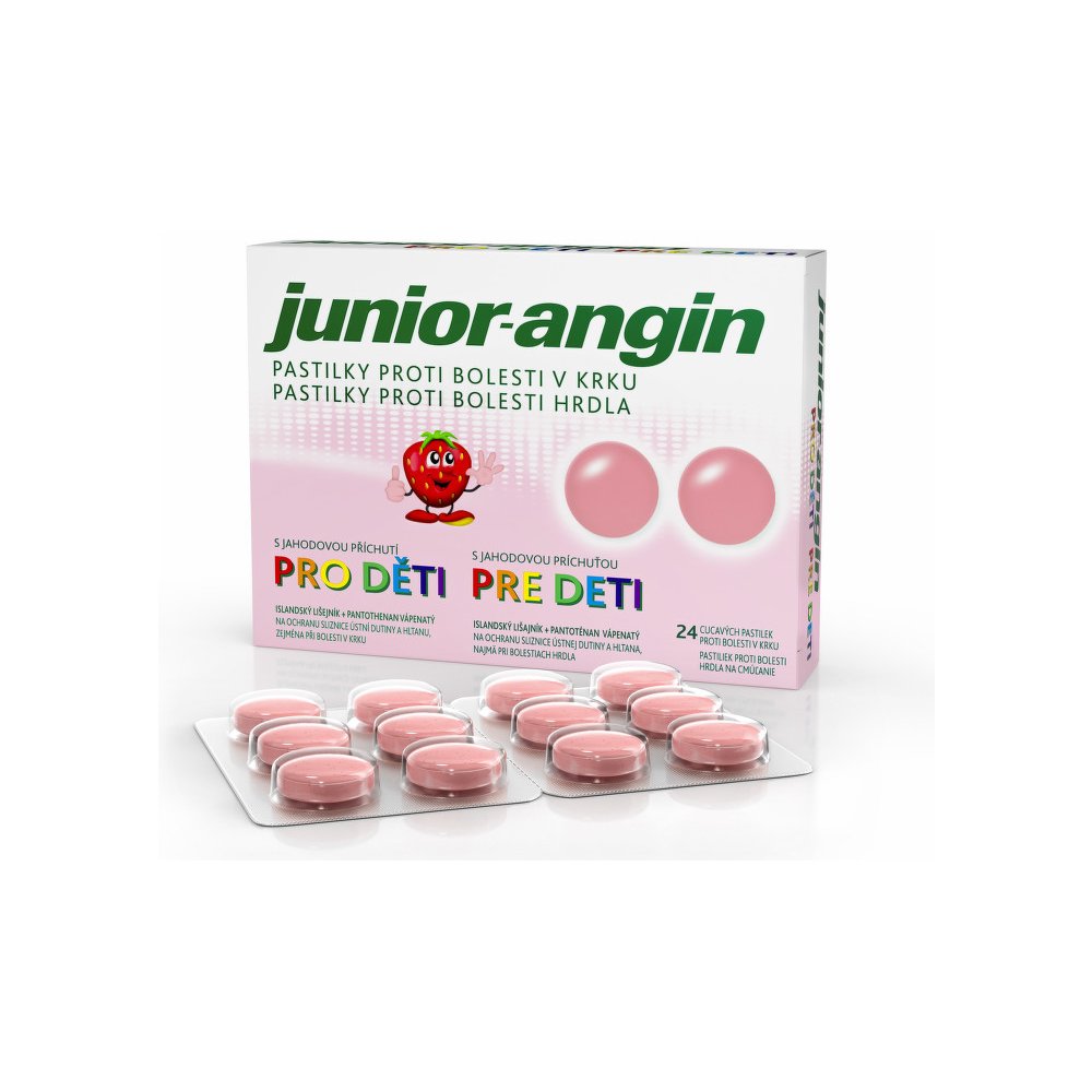 Junior angin pastilky 24 ks