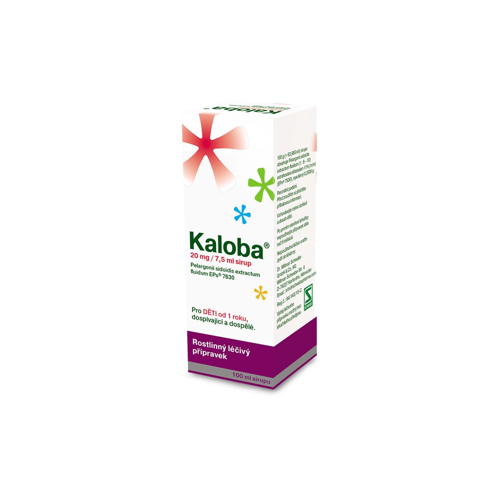 Kaloba 20 mg/7,5 ml sirup sir.100 ml