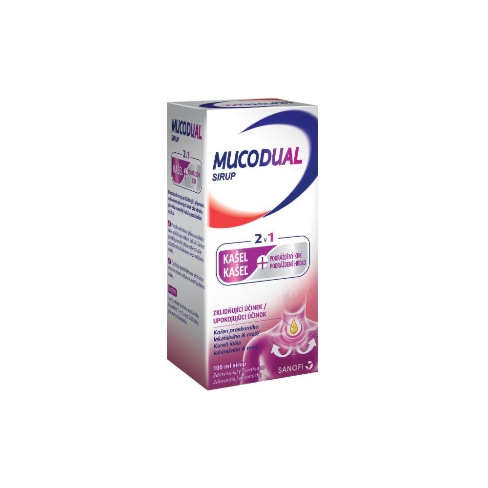 Mucodual 2,5 g 100 ml sirup 100 ml