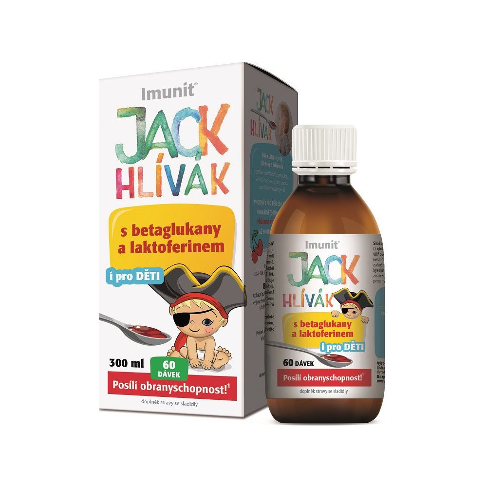 Simply You Hlíva Jack Hlívák glukany a laktoferin sirup 300 ml