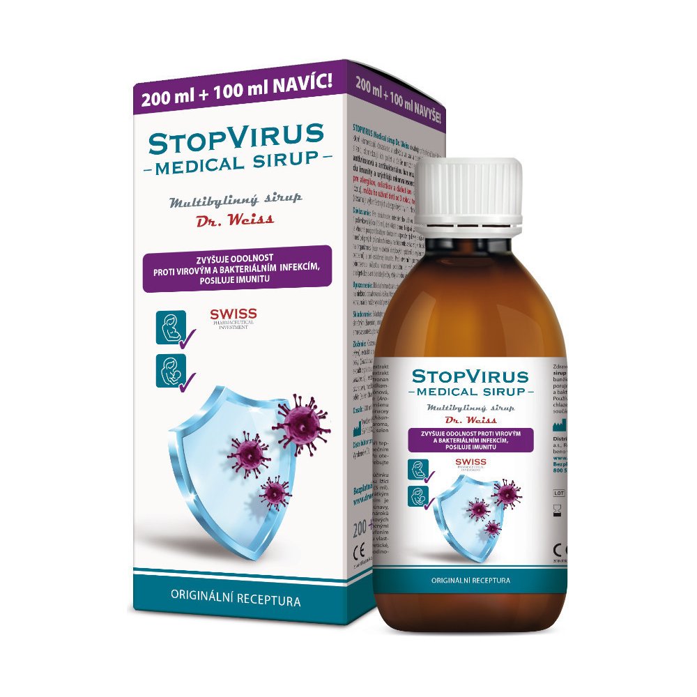 Dr. Weiss STOPVIRUS Medical sirup 300 ml
