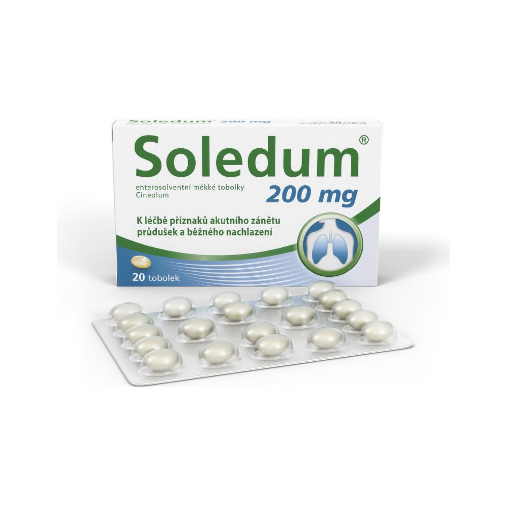 Soledum 200 mg Enterosolventní měkké tobolky 200 mg cps.etm.20