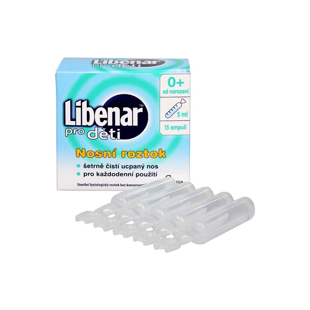 Libenar pro děti 15 ampulí po 5 ml
