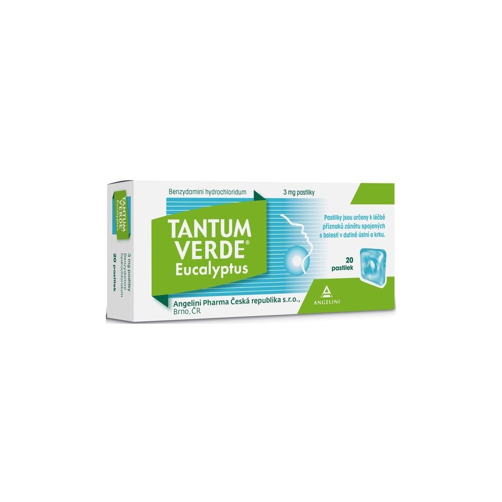 Tantum Verde Eucalyptus orm.pas. 20 x 3 mg