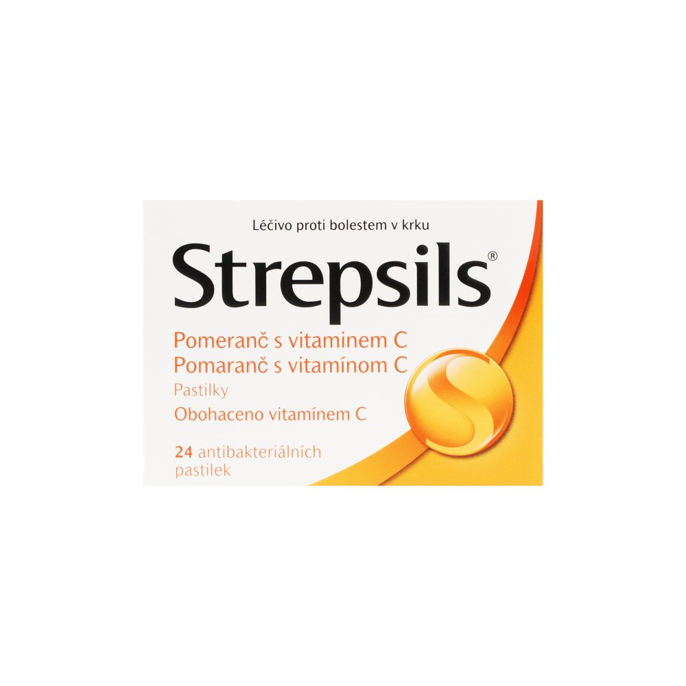 Strepsils Pomeranč s vitaminem C orm.pas.24