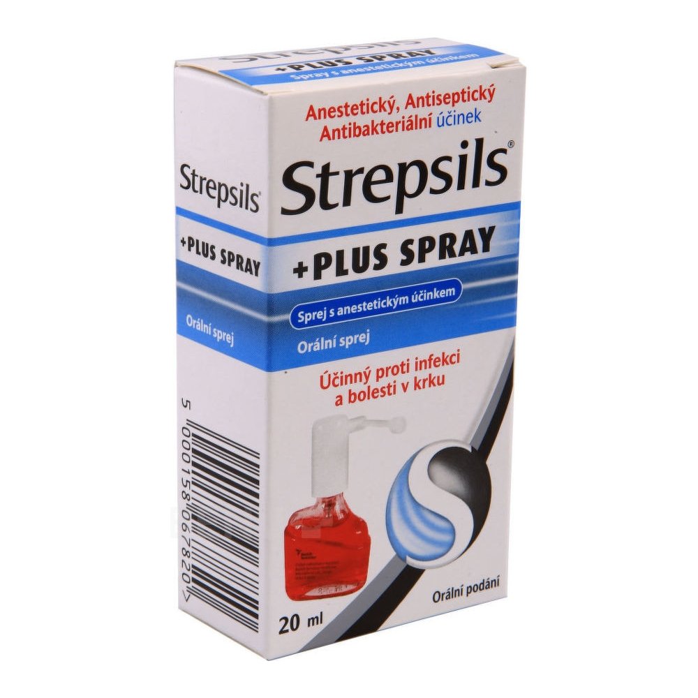 Strepsils Plus spray orm.spr. 1 x 20 ml