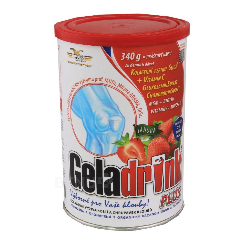 Orling Geladrink Plus jahoda 340 g
