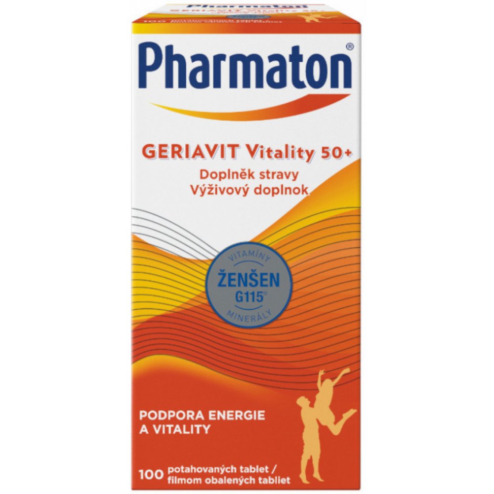Pharmaton Geriavit Vitality 50+ 100 tablet