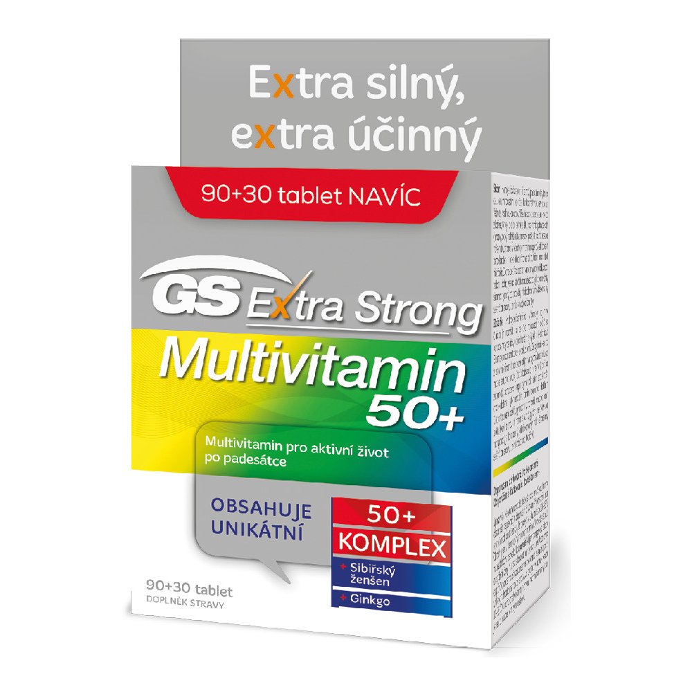 GS Extra Strong Multivitamin 50+ 120 tablet