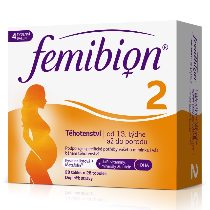 Femibion 2 Těhotenství 28 tablet + 28 kapslí 56 tablet