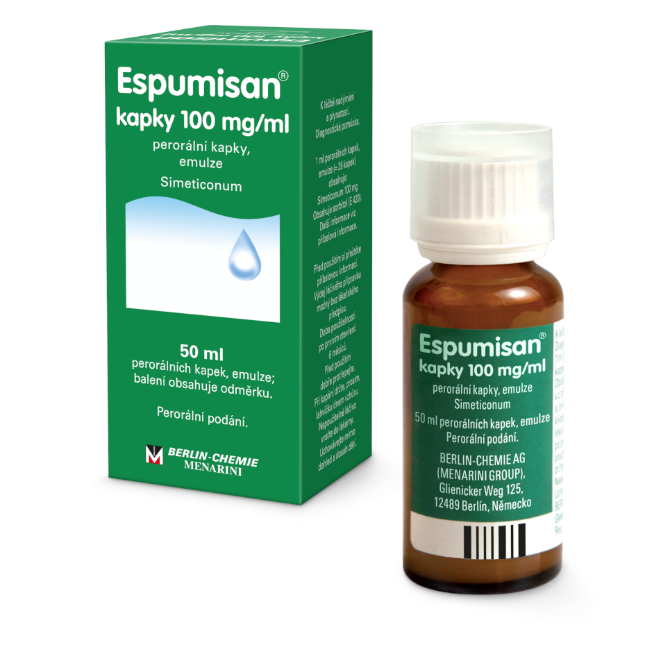 ESPUMISAN KAPKY 100 MG/ML 100mg/ml por gtt eml 1x50ml
