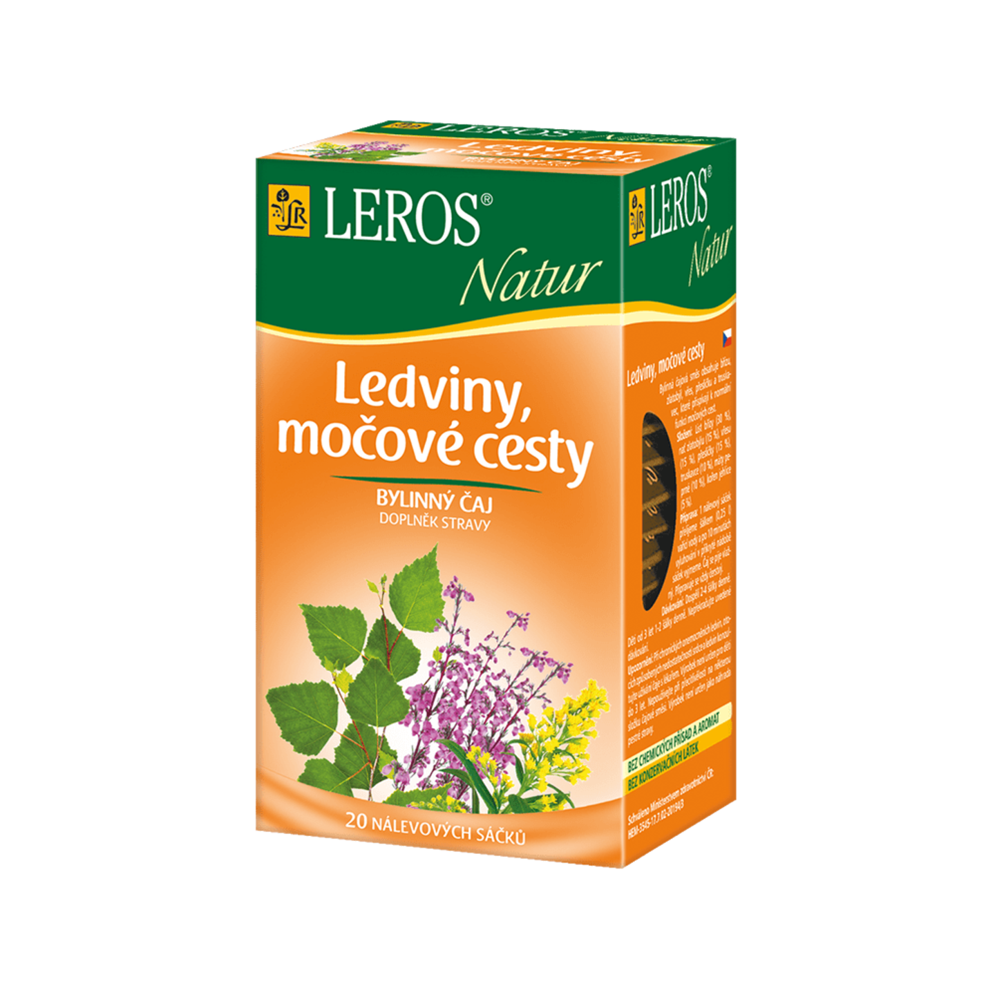 Leros Natur Ledviny močové cesty 20 x 1,5 g