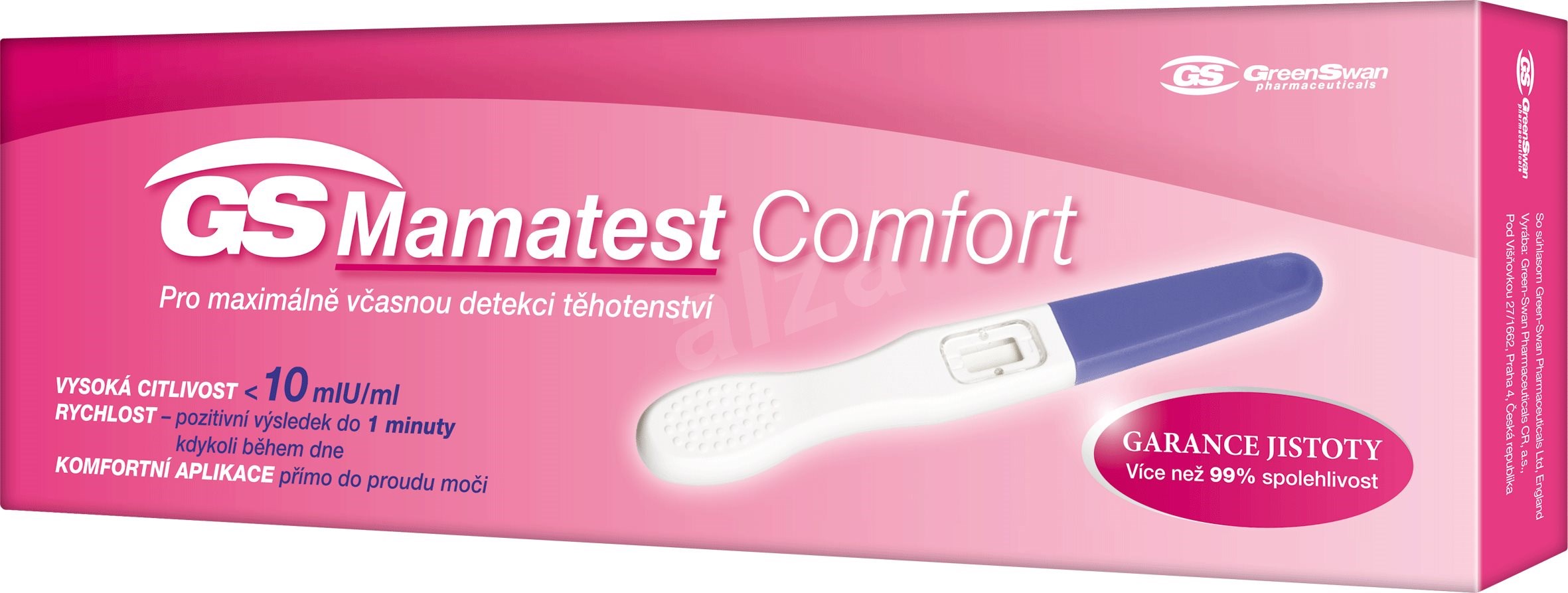 GS Mamatest Comfort 10 Těhotenský test 1 ks