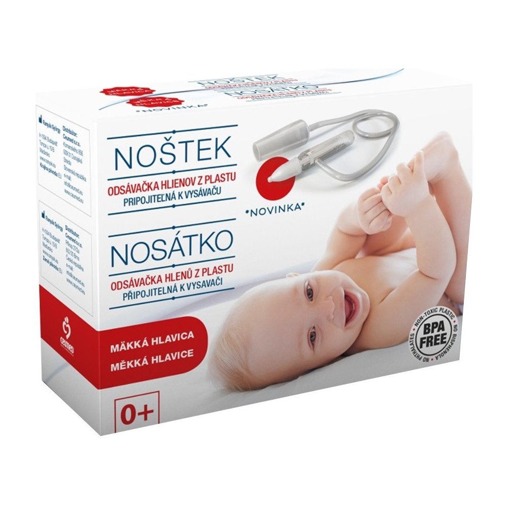 Nosátko nosní odsávačka plast měkká hlavice