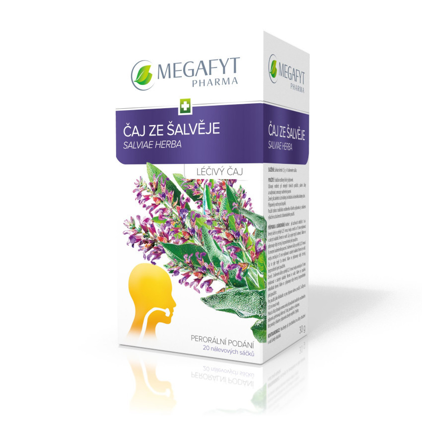 Megafyt Čaj ze šalvěje por.spc.20 x 1,5 g