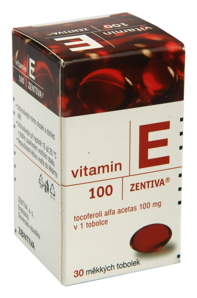Vitamin E 100 Zentiva por.cps.mol.30x100mg