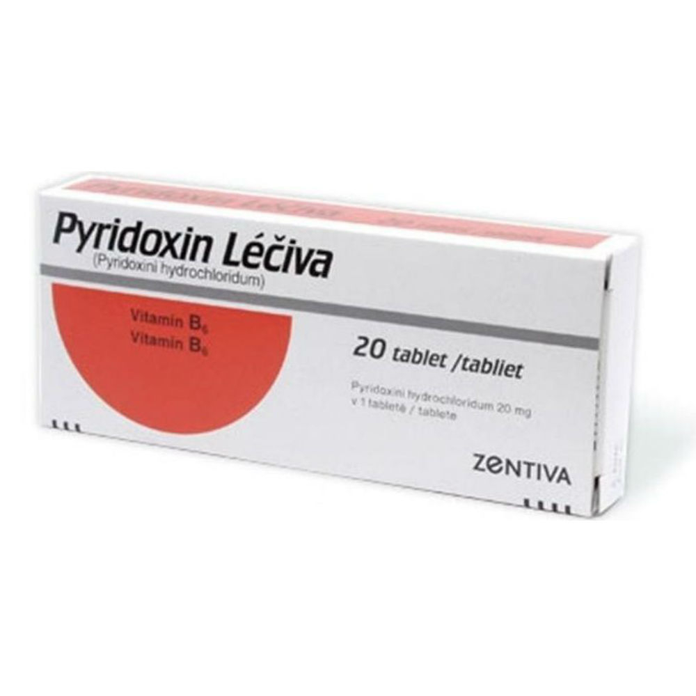 Pyridoxin Léčiva por.tbl.nob. 20 x 20 mg