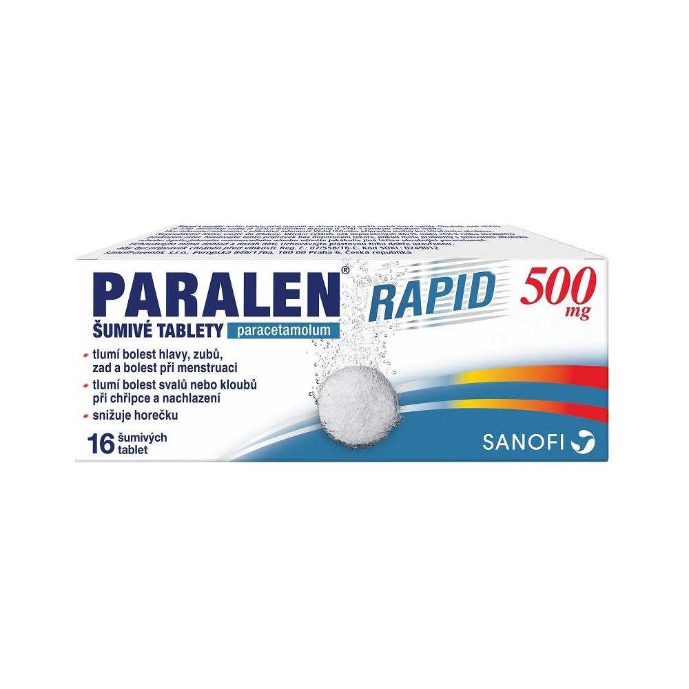Paralen Rapid 500mg tbl.eff.16