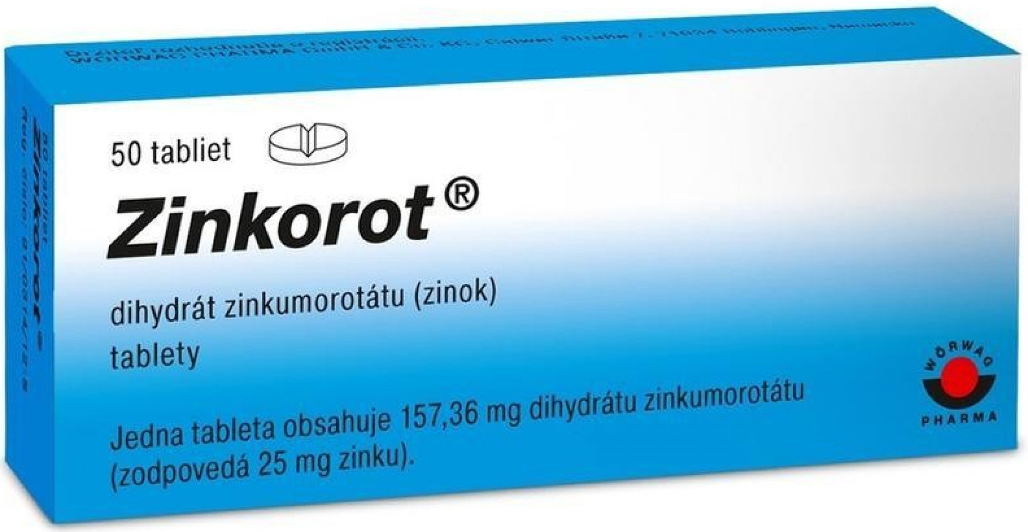 Zinkorot 25 mg 50 tablet
