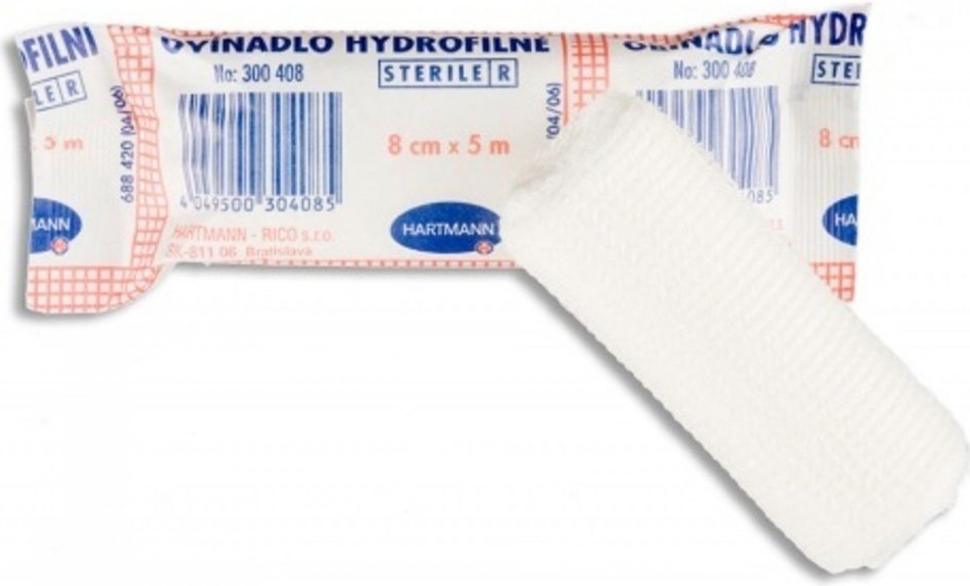 Hartmann obinadlo hydrofilní pletené sterilní 12 cm x 5 m
