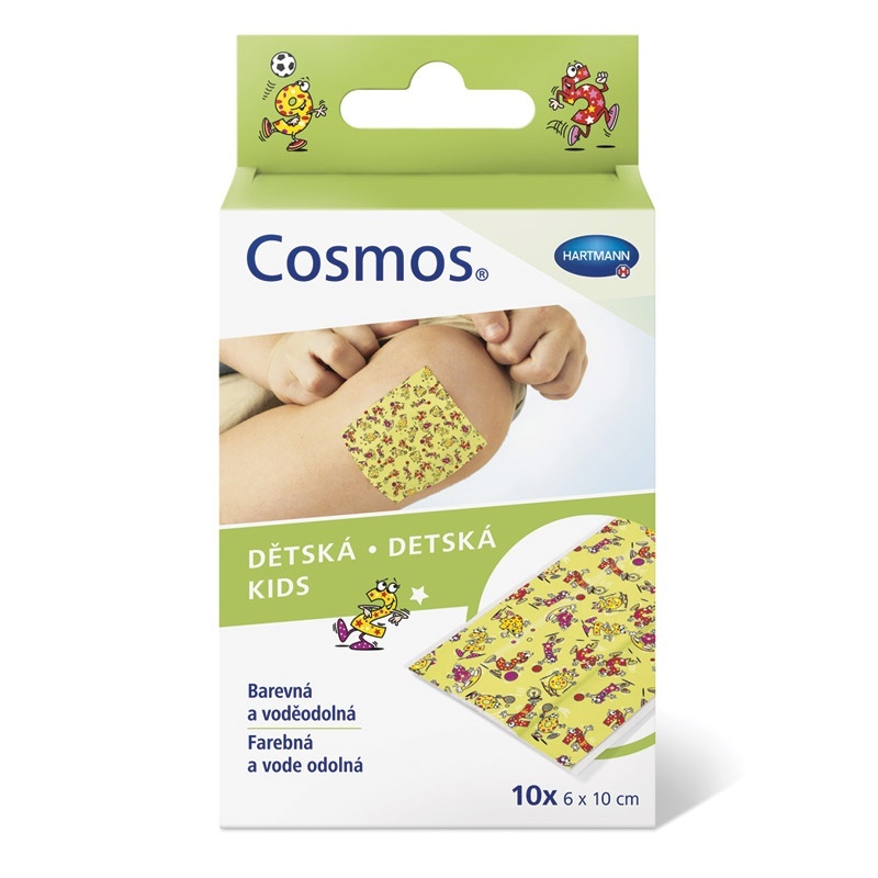 Cosmos dětská náplast 6 cm x 10 cm 10 ks