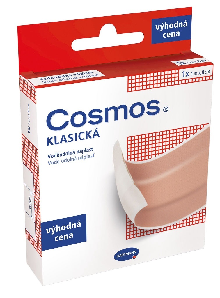 Náplast Cosmos Klasická voděodolná 1 m x 8 cm 1 ks