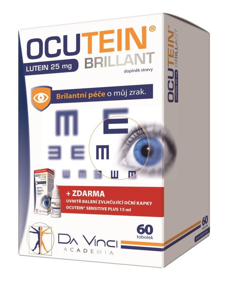 DaVinci Ocutein Brillant Lutein 25 mg 60 tablet