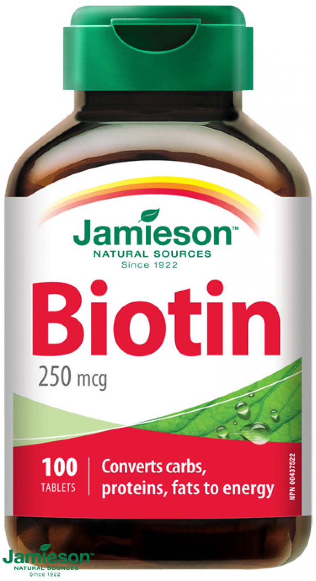Jamieson Biotin 250 ug 100 tablet